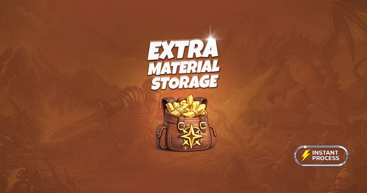 Extra Material Storage
