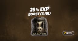 25% EXP Boost [6 Jam]