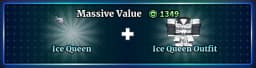 Ice Queen + Ice Queen Outfit Bundle