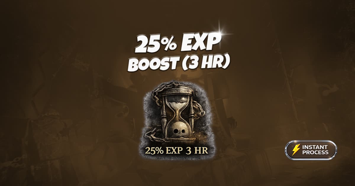 25% EXP Boost [3 Jam]