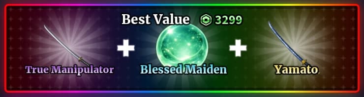 True Manipulator + Blessed Maiden + Yamato Bundle