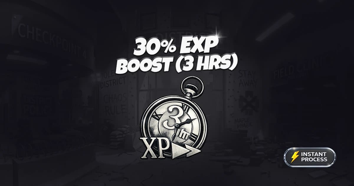 30% XP BOOST [3 JAM]