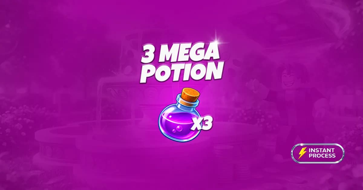 3 Mega Potion