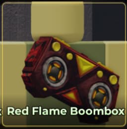Red Flame Boombox Skin