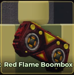 Red Flame Boombox Skin