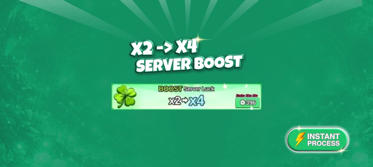 x2 → x4 Server Boost