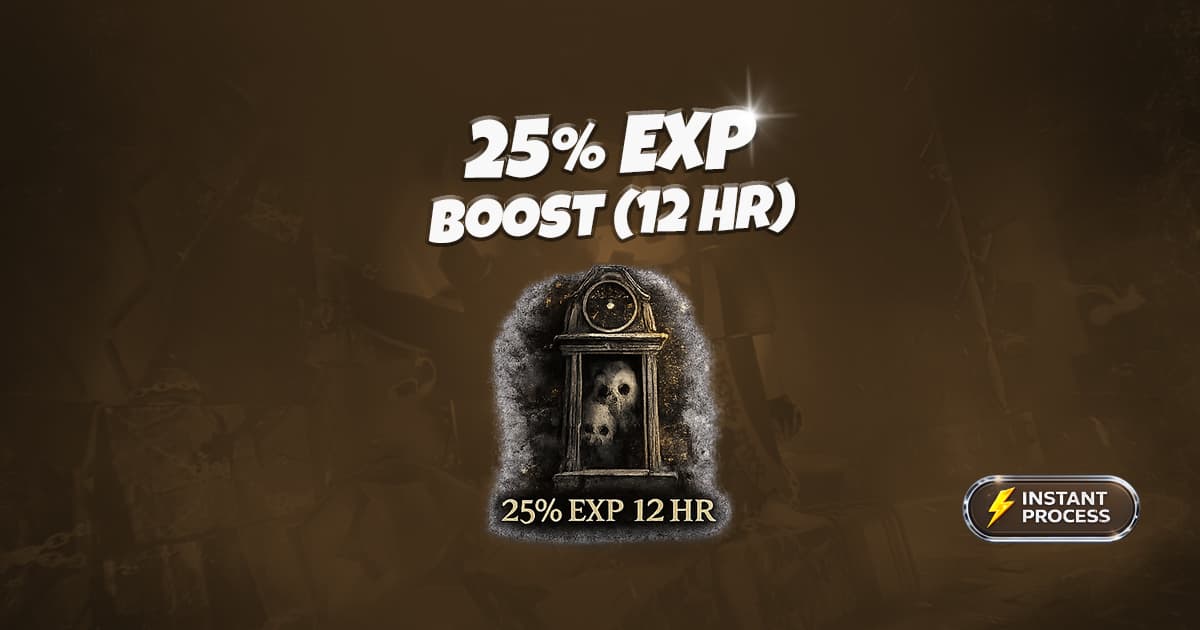 25% EXP Boost [12 Jam]