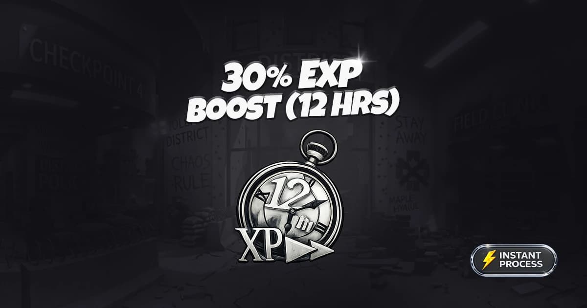 30% XP BOOST [12 JAM]