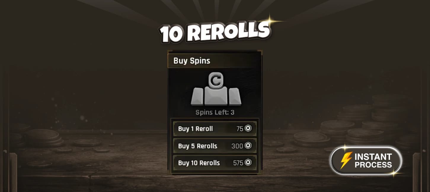 10 Rerolls