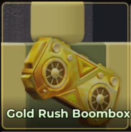 Gold Rush Boombox Skin