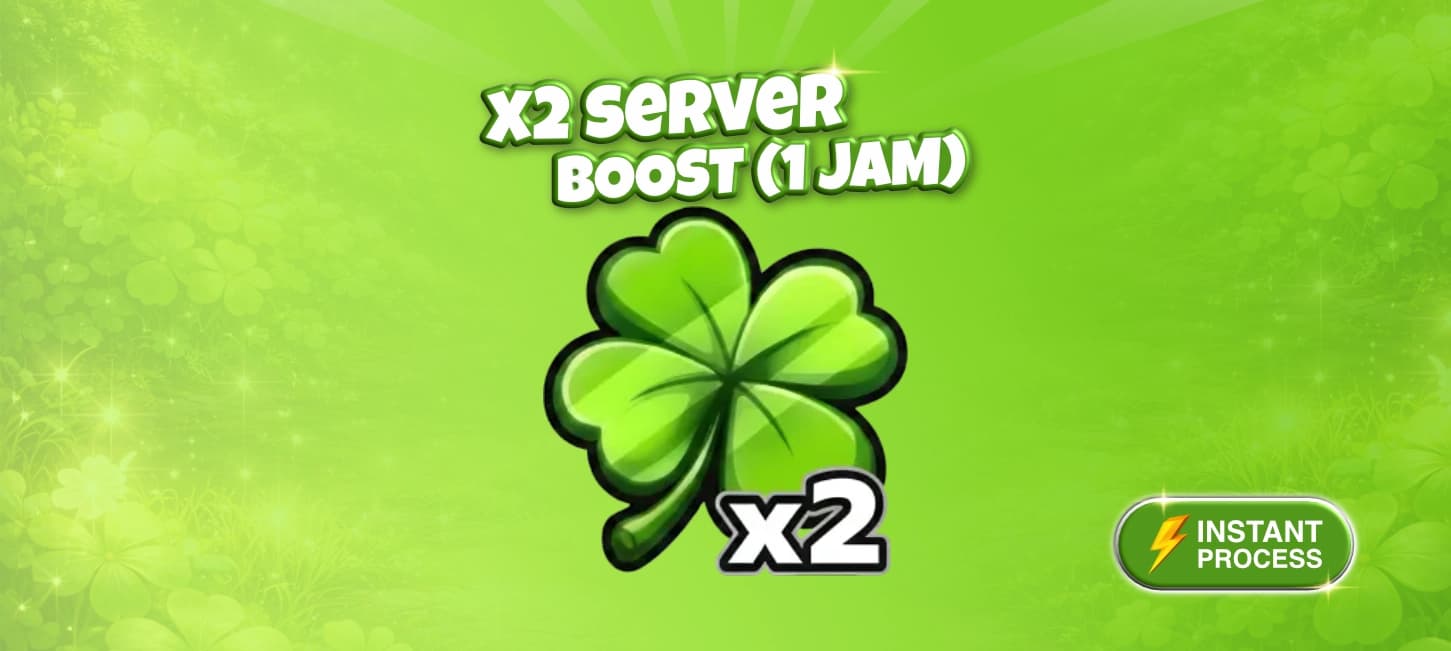 X2 Server Boost (1 Jam)