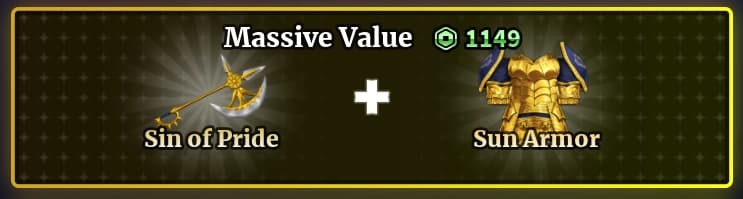 Sin Of Pride + Sun Armor Bundle
