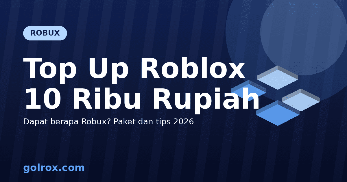 Top Up Robux 10K Dapat Berapa? Hitungan Roblox 2026