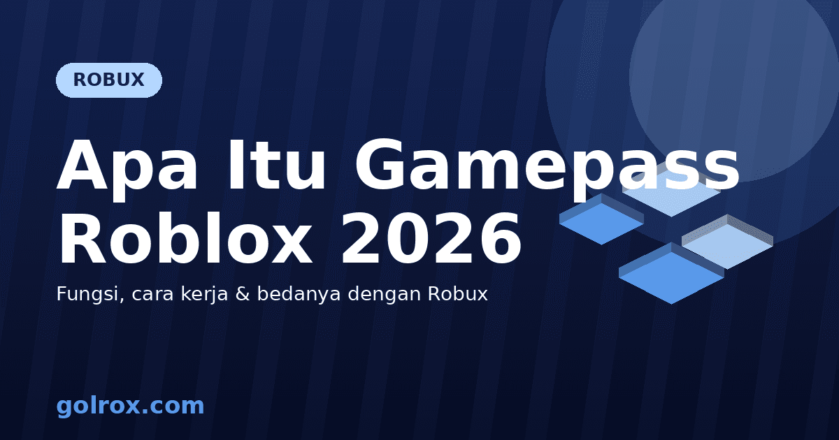 Apa Itu Gamepass Roblox? Fungsi, Contoh dan Cara Beli