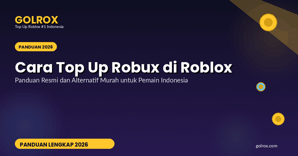 How to Top Up Roblox Robux in Indonesia: 2026 Guide