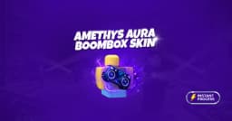 Amethyst Aura Boombox Skin