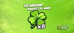 X8 Server Boost (24 Jam)