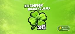 X8 Server Boost (6 Jam)