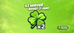 X2 Server Boost (1 Jam)