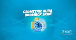 Geometric Aura Boombox Skin